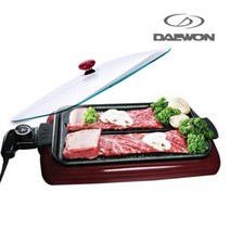 대원 분리형 가정용 전기 고기 불판 바비큐 삼겹살 생선 멀티 그릴, DWP-331G