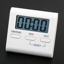 LCD패널 디지털 타이머 스톱워치 알람 시계 초 운동 주방 수능 마사지, 코꾸모 쿠팡 본상품선택