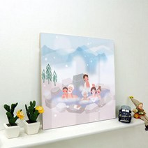 아트박스/꾸밈 ca285-아크릴액자_가족과함께온천여행, 3타입-부부2