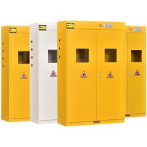 위험물 저장소 화학 약품 방폭 보관함 유류 보관소, 단일 병 노란색 알람 없음