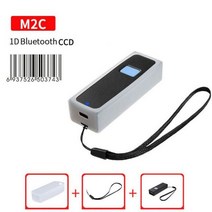 M8L 휴대용 무선 바코드 스캐너 및 M8D 미니 블루투스 1D/2D QR 리더 PDF417 IOS 안드로이드 IPAD, M2C Bluetooth CCD
