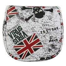 아이언통커버 골프헤드 블레이드 말렛 퍼터 클럽 용 마그네틱 클로저 퍼터 soft pu anti-scratch golf headcovers 28, 자석 폐쇄 c