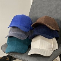 [코지] 남녀공용 심플 모던 레트로 코듀로이 볼캡