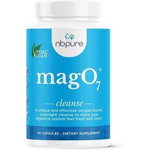 클렌주스 디톡스 몸속독소 제거 배출 nbpure Mag O7 산소 시스템 캡슐 90개, 90 카운트(1팩)
