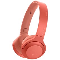 소니 hear on 2 Mini Wireless 블루투스헤드폰, 트와일라잇 레드, WH-H800