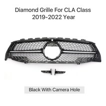 벤츠그릴 세로 벤츠다이아몬드그릴Panamericana GT 다이아몬드 AMG 스타일 CLA35 그릴 벤츠 W118 250 260, 05 Diamond B W H