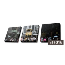 사진 한장을 액자 3개로 만든 3분할 캔버스액자, STF016