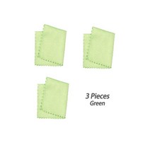 3Pcs 주방 마이크로 화이버 청소 헝겊 슈퍼 흡수성 효율적인 물고기 규모 닦아 유리 창 접시, [01] 3pcs, [04] 4Green