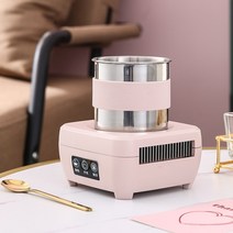 업소용 가정용 캠핑용 수냉식 제빙기12v 컵 쿨러 머그 워머 빠른 냉각 가열 컵 패드, 분홍색