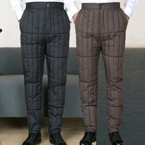겨울 남자 트레이닝 작업복 기모 남성 구스다운 오리털 패딩 방한 바지 배달 택배 야외 등산 낚시 활동 0