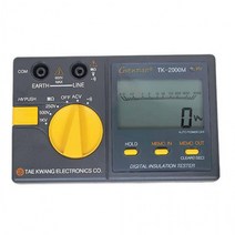 태광 절연저항계 디지털 메가테스터기 누전 TK-2000M, 단품