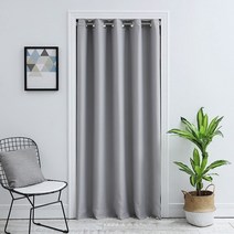 휴대용 색도계 고정밀 색차 비교 색차계 측색기 측정기 w100xh200cm 그로멧 탑 커튼 창 트리트먼트 출입구 장식 퓨어 컬러 정전 드레이프 문, 스타일 08, 그로밋 탑