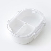 [아스벨] 3442 런치박스 430ml (화이트), 상세 설명 참조