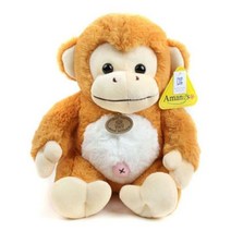 1300K 아망스 굿몽키봉제인형 라이트브라운 중형 32cm, 단품