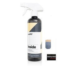 카프로 인사이드 가죽 세정제 실내 크리너 (500ml) 디테일링월드+실내클리닝 청색 사각 어플