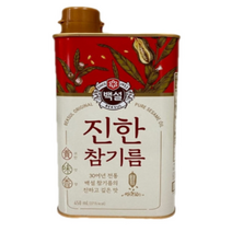 백설 진한 참기름, 450ml, 2개