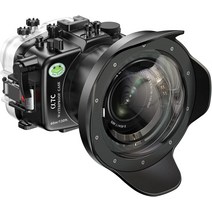 Sea frogs 방수 카메라 하우징 소니 A7C 10-18 28-60MM IPX8 40m/130ft 최대 다이빙 깊이 수중 카메라 케, 05 A7C WA005-F