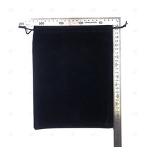 블랙 벨벳 주머니 상품 악세사리 선물 포장 20x25cm