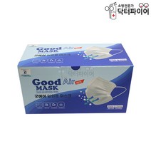 국내제작 3겹 굿에어 일회용 크린룸 마스크 50매, 굿에어 마스크_50매