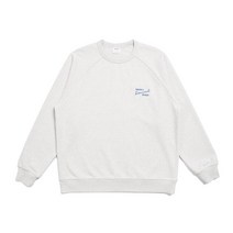 맨투맨 가을 겨울 특대 라글란 슬리브 로고 자
