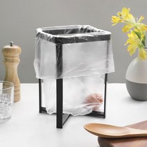 키친앤리빙 다용도 주방 스탠드 음식물 쓰레기통, 1p, 블랙