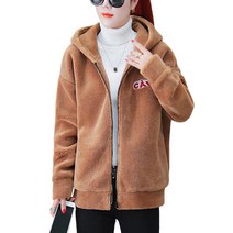 리더스타 1-A-262 여성점퍼 기모 오버핏 점퍼 후드집업 집업류