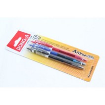 애니겔 501 볼펜세트 3색 0.5mm 동아볼펜 검은펜, 본상품선택