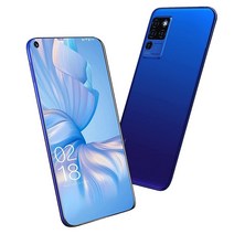 Oukitel OUKITEL C21 언락 스마트폰 안드로이드 10 휴대폰 듀얼 심 64GB/4GB 20MP 셀카 Helio P60 6.4인치 FHD+ 옥타 코어 4000mAh 페이, Blue