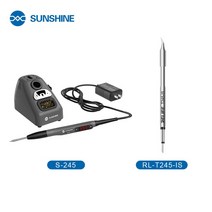 폰수리도구 SUNSHINE-S210 S245 110W 고출력 스마트 휴대용 납땜 인두 조정 가능 범용 JBC 210 245 T245 팁 C210, [09] S245 with IS tip