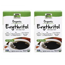 나우 푸드 에리스리톨 2g 70개입 2팩 NOW Foods Erythritol with Monk Fruit Certified Organic Non-GMO