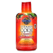 Garden of Life vitamin 비타민 코드 리퀴드 종합 포뮬러 과일 펀치 900ml(30fl oz) 101679