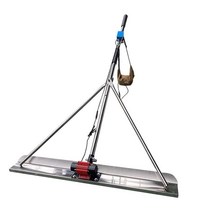 배터리 스크리드 미장기 시멘트 콘크리트 평탄화, 2m - 48W - 속도 조절 가능 펜더