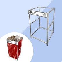 재활용분리수거함 대형 분리수거대 3단 100L [국산], 1단