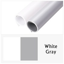 사진 벽지 배경 화면 녹색 크로마 키 매트 단색 방수 스튜디오 용 종이, 10 White Gray_01 40x63CM