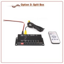 올어라운드뷰 360도어라운드뷰 koorinwoo 다기능 주차 모니터 360 원형 분할 스위치 결합기 4 가지 rca 비디오 전면 후면 후면보기, 옵션 3