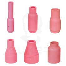 크레토스 알곤 토치 헤드 부품 세라믹 노즐 일반 롱타입 변형 중 대형 125A-500A 10개 세트, 단지노즐 대형, #5