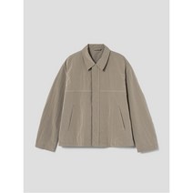 남성 메탈릭 립스탑 숏 점퍼 베이지 (213239AY2A)