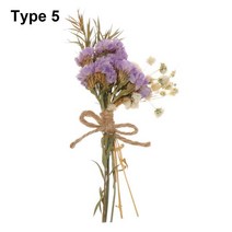 부케 돔 유리돔 무드등자연 소재 홈 장식 DIY 웨딩 배열 말린 부케 식물 줄기 미니 꽃 안개꽃, 11 5