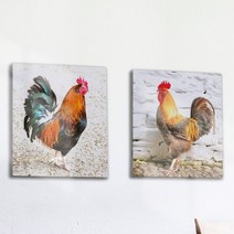 기타 바보사랑[꾸밈]폼아크릴액자38CmX38Cm_부귀공명을상징하는닭