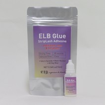 ELB GLUE 풀 속눈썹풀 속눈썹접착제 글루 화이트 클리어 10ml 풀스트립 인디비쥬얼, 1개