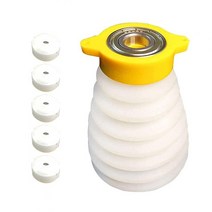 드릴 집진기 커버 실리콘 확장 가능한 먼지 그릇 전기 방진 도구 (A), White, a for 5.91inch drill