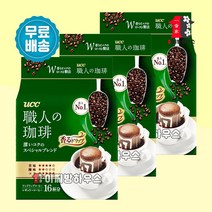 리뉴얼 UCC 드립커피 스페셜 블렌드 16p x 3개 쇼쿠닝 드립백 유씨씨 장인의 커피 일본드립커피 드립백커피 원두커피, 7g, 16개입