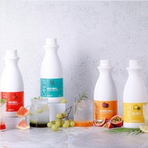 카페 57 홈카페 시럽 핑크구아바 적용과 리치 포멜로 에코베라 1000ml, 패션프루츠