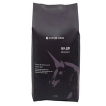 커피 리브레 유니콘 코스트코 미디엄 다크 로스팅, 9개, 1.13kg, 홀빈