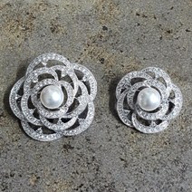 초코잼 초코젬 스톤 브로치 S4(택1)장미