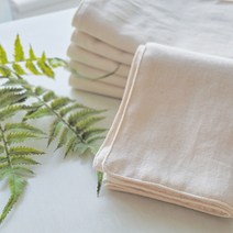 삶아 쓰는 소창손수건+과탄산소다 세트 (정사각) 가제수건, (정련완)가제수건