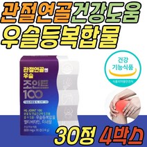 관절 연골 건강 기능 식품 우슬등 복합물 조인트 100 JOINT 식약처인증 비타민 D K 아연 허리 골반 무릎 무릅 손가락 발가락 어깨 목 할머니 할아버지 어르신 노인 시니어 선물 추천