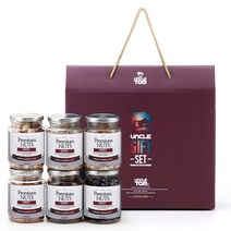 [파란푸드] 엉클탐 용기 견과류 추석 설 선물세트 (04_블호아해믹크) 견과, 1box