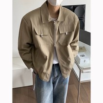 남자 크롭 자켓 숏 겨울 아우터 재킷