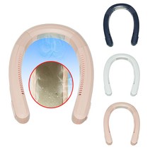 트렌드픽 냉각패드 넥밴드 선풍기 TP-NF100 펠티어선풍기, 핑크